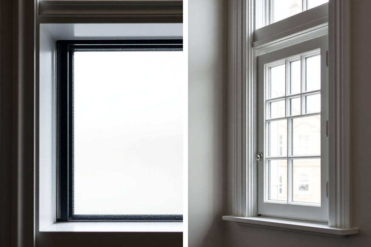 Comparison of double glazing vs secondary glazing air gaps