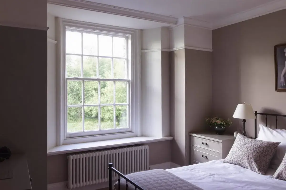 Hampstead Heath property with Georgian windows enhanced with conservation-compliant secondary glazing