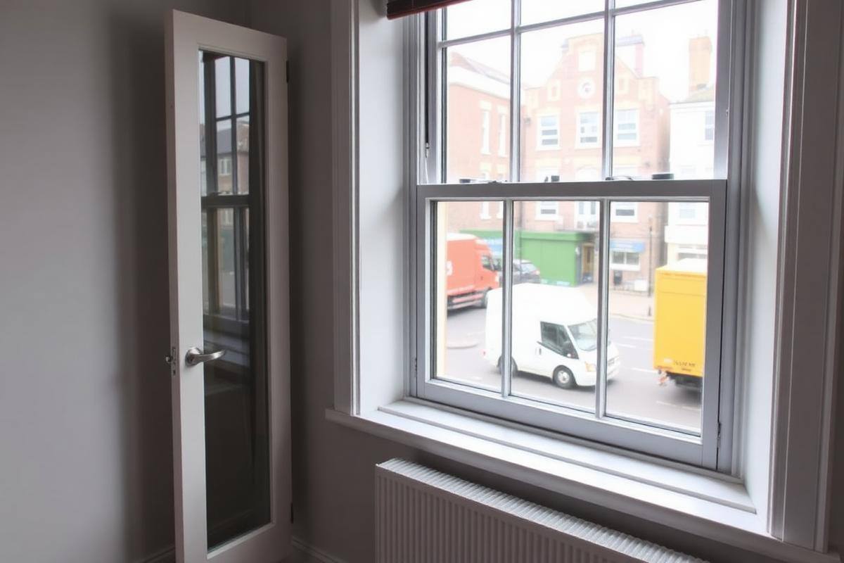 Professional secondary glazing installation
