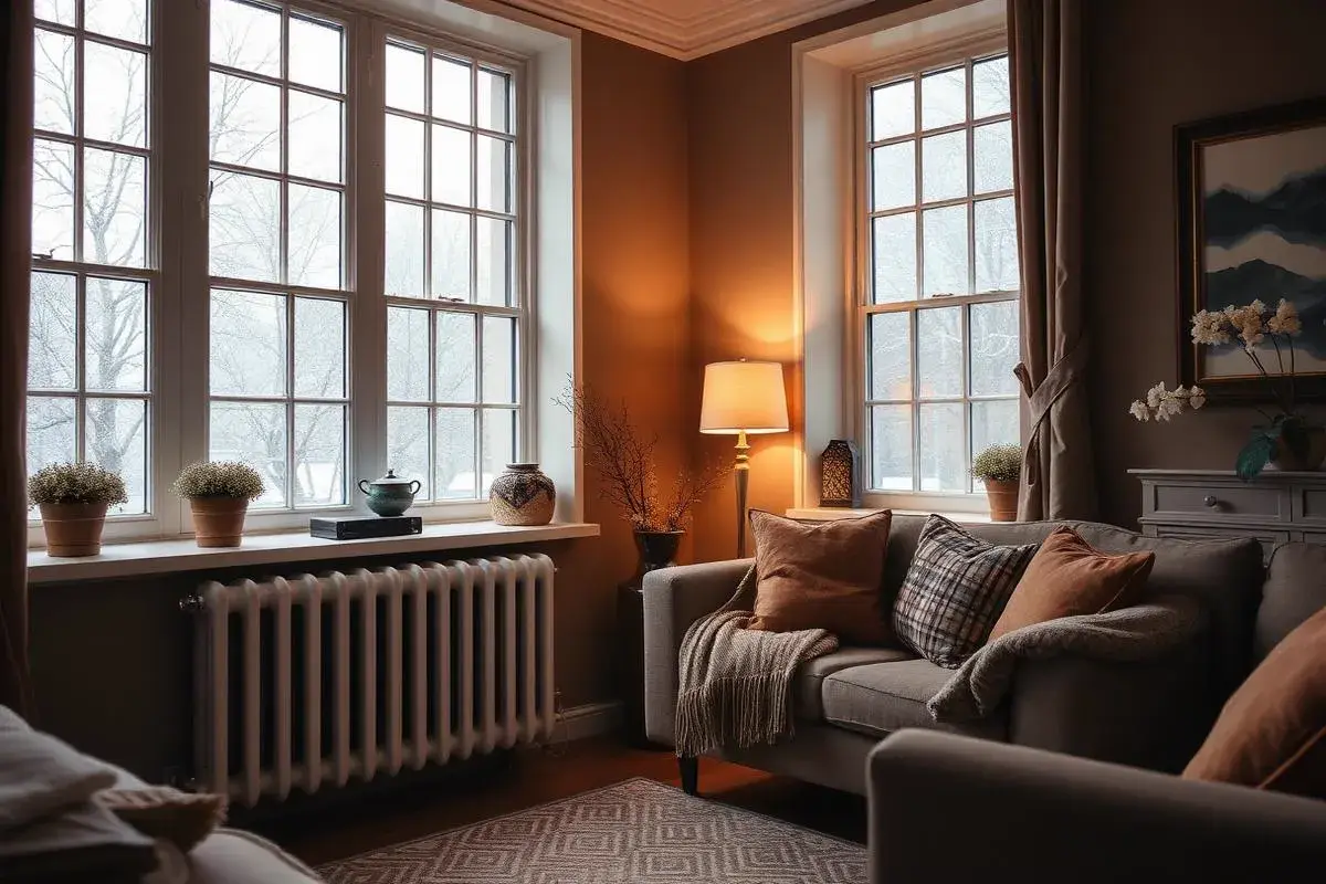 Before and after secondary glazing installation showing improved thermal comfort in Victorian home in London Before and after secondary glazing installation showing improved thermal comfort in Victorian home in London