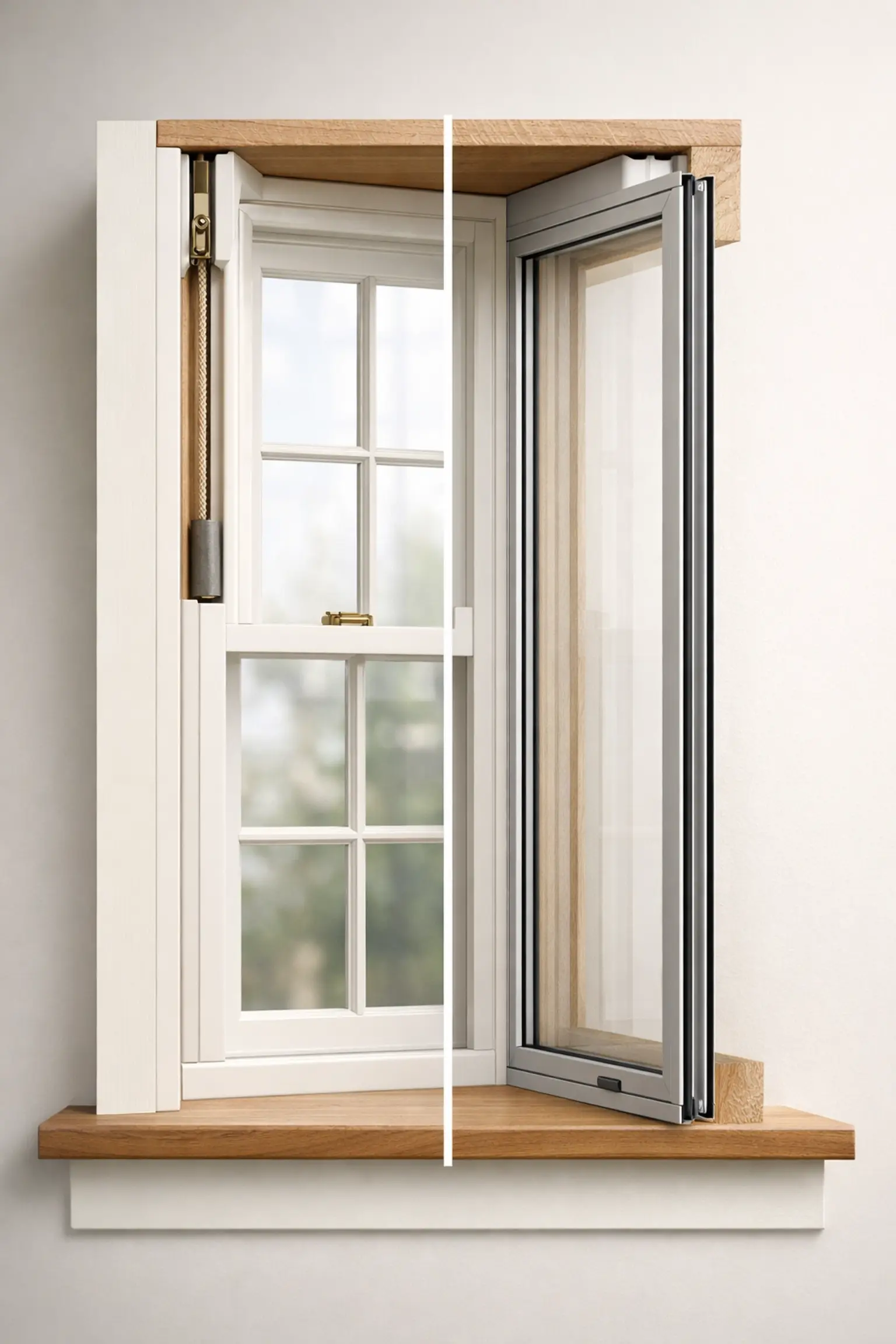 Georgian terraced house in Islington with secondary glazing installation for noise reduction