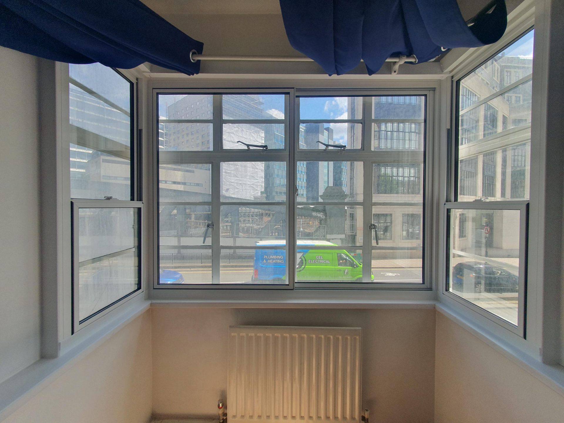 Hampstead Heath property with Georgian windows enhanced with conservation-compliant secondary glazing