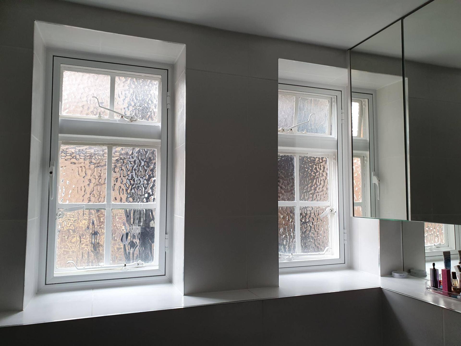 Islington Georgian terrace interior with original cornicing and thermally efficient secondary glazing