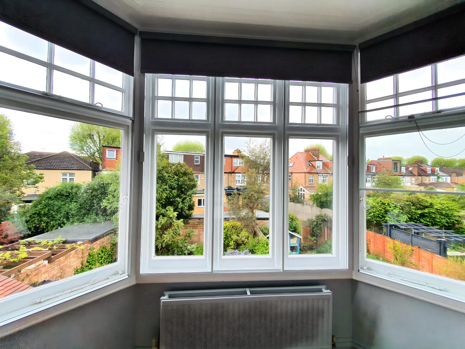 Acoustic secondary glazing for a bay window in a Kensington period home